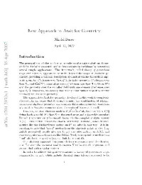 Durov N. — New approach to Arakelov geometry