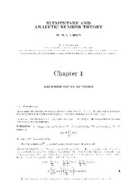 Chen W.W.L. — Elementary and analytic number theory