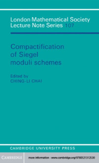 CHING-LI CHAI — Compactification of Siegel Moduli Schemes