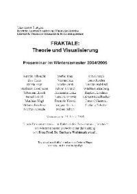 Wohlmuth B. — Fraktale: Theorie und Visualisierung
