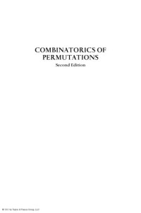 Miklos Bona — Combinatorics of Permutations