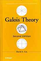 David A. Cox — Galois Theory