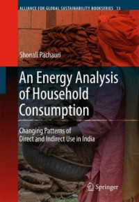 Shonali Pachauri — An Energy Analysis of Household Consumption - Changing Patterns of Direct and Indirect Use in India (Alliance for Global Sustainability Bookseries)