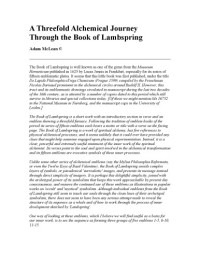 Adam McLean — A Threefold Alchemical Journey Through the Book of Lambspring