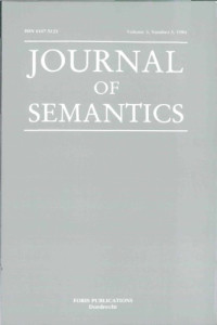 Oxford University Press — Journal of Semantics, Vol.3, Issue.3,1984 3 3