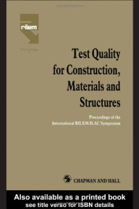 M. Fickelson — Test Quality for Construction, Materials and Structures