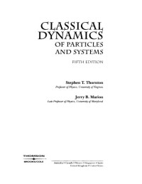S. Thornton, J. Marion — Classical Dynamics of Particles and Systems