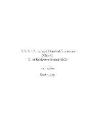 Rajeev S.G. — Advanced classical mechanics: chaos