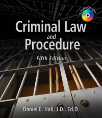 Daniel E. (Daniel E. Hall) Hall — Criminal Law and Procedure (West Legal Studies)