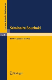 A. Dold, B. Eckmann — Seminaire Bourbaki vol 1974 75 Exposes 453-470