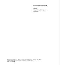 Josef Winter — Environmental Biotechnology: Concepts and Applications