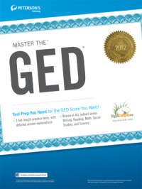Peterson's — Master the GED 2013