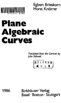 BRIESKORN, KNÖRRER — Plane algebraic curves