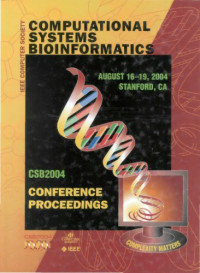 Computational Systems in Bioinformatics - Conference — Computational Systems Bioinformatics Conference