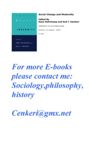 Hans Haferkamp, Neil J. Smelser — Social Change and Modernity