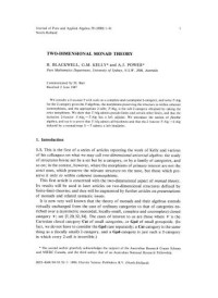  — Journal of Pure and Applied Algebra №59 (1989)