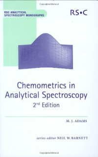 M.J. Adams — Chemometrics in analytical spectroscopy