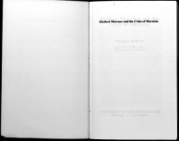 Douglas Kellner — Herbert Marcuse and the Crisis of Marxism