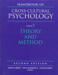 John W. Berry, Ype H. Poortinga, Janak Pandey — Handbook of Cross-Cultural Psychology, Volume 1 - Theory and Method (2nd Edition)