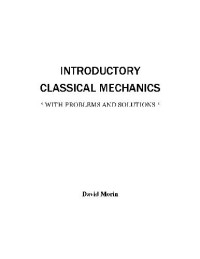 Morin D. — Introductory classical mechanics with problems and solutions