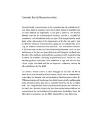 Caroline Wilkinson — Forensic facial reconstruction