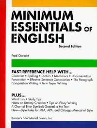 Fred Obrecht — Minimum Essentials of English