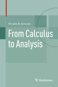 Rinaldo B. Schinazi — From Calculus to Analysis
