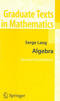 Thomas W. Hungerford — Algebra