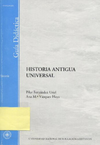 Pilar Fernández Uriel; Ana María Vázquez Hoys — Historia Antigua