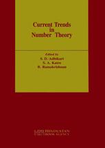 Sukumar Das Adhikari, Shashikant A. Katre, B. Ramakrishnan (eds.) — Current Trends in Number Theory