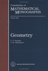 V. V. Prasolov and V. M. Tikhomirov — Geometry