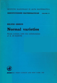 A. Di Sante, Silvio Greco — Normal varieties