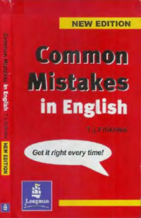 T J Fitikides — Common Mistakes in English (Grammar Reference)