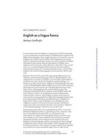 Seidlhofer Barbara. — English as a lingua franca