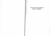 Paul V. Mankowski — Akkadian Loanwords in Biblical Hebrew