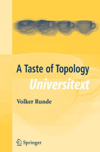Volker Runde — A taste of topology