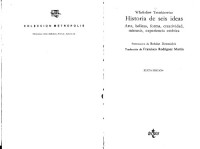Wladyslaw Tatarkiewicz — Historia de Seis Ideas (Filosofia)