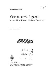 Eisenbud D. — Commutative Algebra with a View Toward Algebraic Geometry [bad OCR]