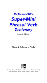 Richard A Spears — McGraw-Hill's super-mini American slang dictionary