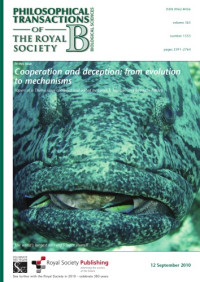 Sarah F. Brosnan, Redouan Bshary (Editors) — Cooperation and Deception - From Evolution to Mechanisms (Philosophical Transactions of the Royal Society series B)