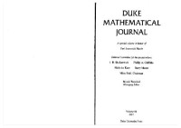 Manin Yu.I. — Manin honorary issue of Duke University mathematical journal