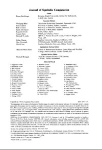 Bruno Buchberger (Editor) — Journal of Symbolic Computation, Volume 14, issues 1-5 issue 1-5