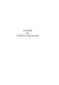 Jorge A. Amaya — Control de constitucionalidad