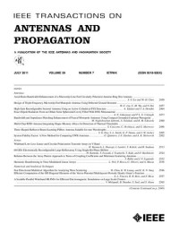  — IEEE Transactions on Antennas and Propagation