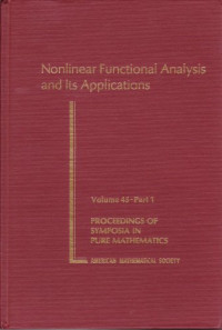 Browder F. (ed.) — Nonlinear Functional Analysis and Its Applications, Part 2
