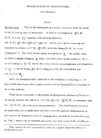 Benabou J. — Introduction to Bicategories