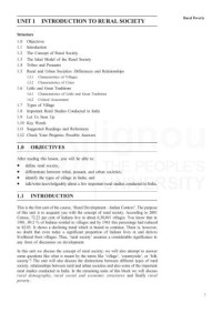 IGNOU — Post Graduate Diploma Programme in Rural Development (PGDRD)