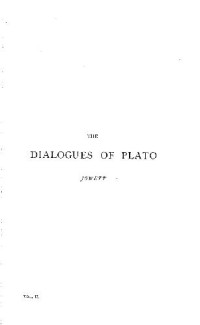 Plato, B. Jowett (editor) — The Dialogues of Plato