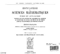 Molk J. (ed.) — Encyclopedie des sciences mathematiques. Equations differentielles ordinaires
