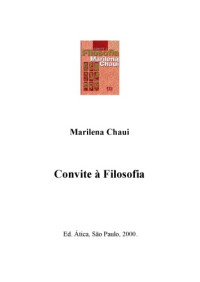 Marilena Chaui — Convite a filosofia